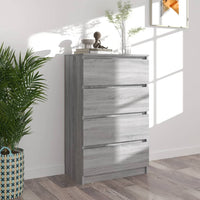 Thumbnail for Sideboard Grau Sonoma 60x35x98,5 cm Holzwerkstoff