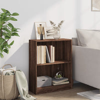 Thumbnail for Bücherregal Braun Eichen-Optik 60x24x76 cm Holzwerkstoff