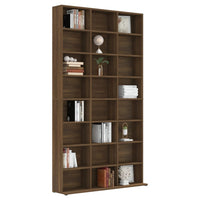 Thumbnail for CD-Regal Braun Eichen-Optik 102x23x177,5 cm Holzwerkstoff