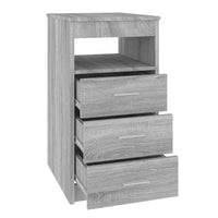 Thumbnail for Sideboard mit Schubladen Grau Sonoma 40x50x76 cm Holzwerkstoff