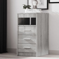Thumbnail for Sideboard mit Schubladen Grau Sonoma 40x50x76 cm Holzwerkstoff