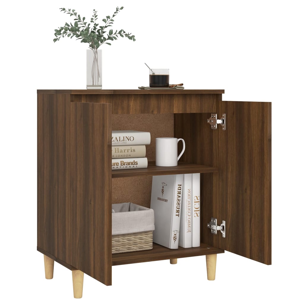 Sideboard Braun Eichen-Optik 60x35x70 cm Holzwerkstoff
