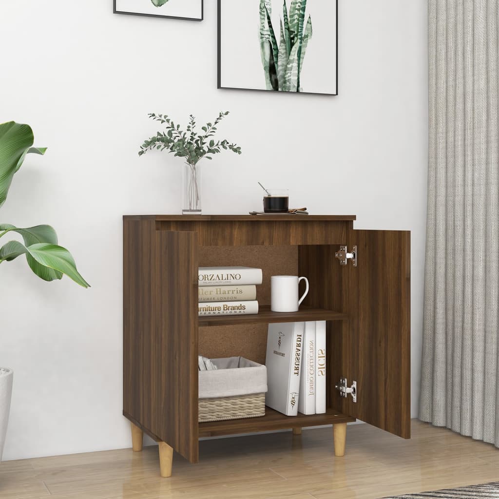 Sideboard Braun Eichen-Optik 60x35x70 cm Holzwerkstoff