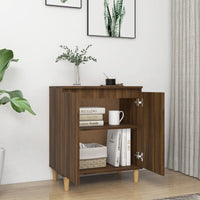 Thumbnail for Sideboard Braun Eichen-Optik 60x35x70 cm Holzwerkstoff