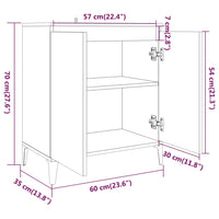 Thumbnail for Sideboard Räuchereiche 60x35x70 cm Holzwerkstoff