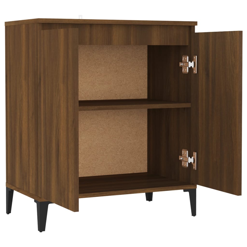 Sideboard Braun Eichen-Optik 60x35x70 cm Holzwerkstoff