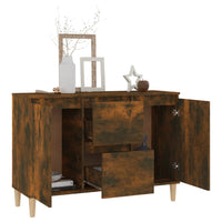 Thumbnail for Sideboard Räuchereiche 103,5x35x70 cm Holzwerkstoff
