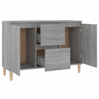 Thumbnail for Sideboard Grau Sonoma-Eiche 103,5x35x70 cm Holzwerkstoff