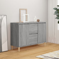 Thumbnail for Sideboard Grau Sonoma-Eiche 103,5x35x70 cm Holzwerkstoff