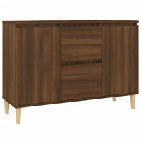 Thumbnail for Sideboard Braun Eichen-Optik 103,5x35x70 cm Holzwerkstoff