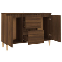 Thumbnail for Sideboard Braun Eichen-Optik 103,5x35x70 cm Holzwerkstoff