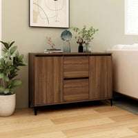 Thumbnail for Sideboard Braun Eichen-Optik 104x35x70 cm Holzwerkstoff