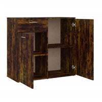 Thumbnail for Sideboard Räuchereiche 80x36x75 cm Holzwerkstoff