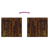 Thumbnail for Sideboard Räuchereiche 80x36x75 cm Holzwerkstoff