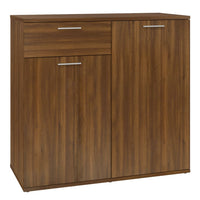 Thumbnail for Sideboard Braun Eichen-Optik 80x36x75 cm Holzwerkstoff