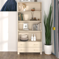 Thumbnail for Highboard HAMAR Massivholz Kiefer Honigbraun