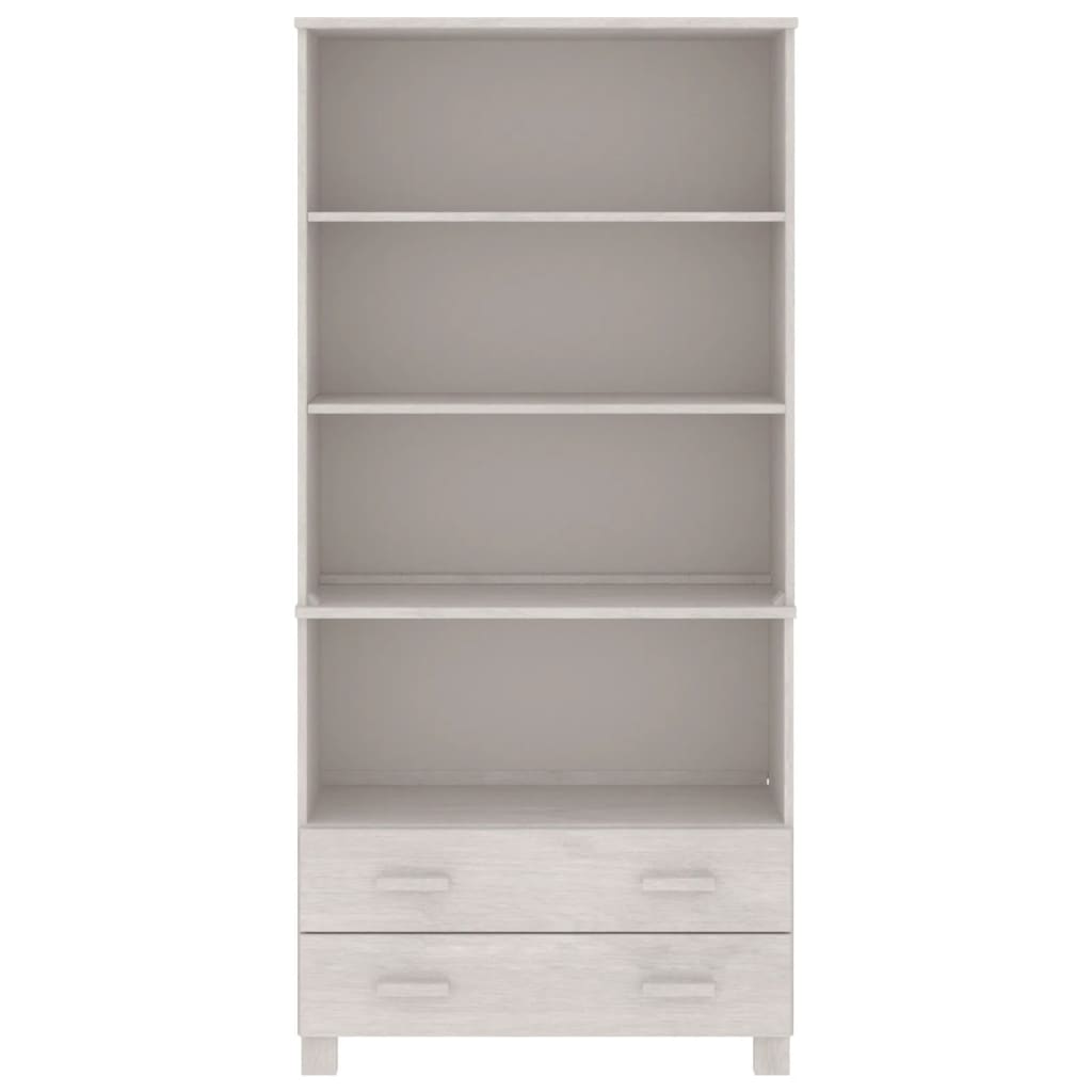 Highboard HAMAR Massivholz Kiefer Weiß