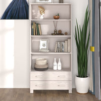 Thumbnail for Highboard HAMAR Massivholz Kiefer Weiß