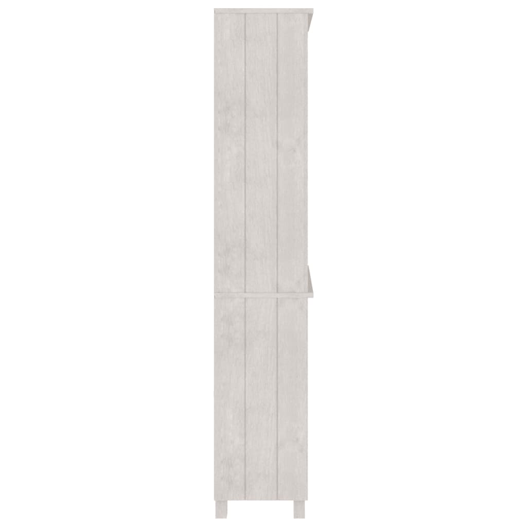 Highboard HAMAR Massivholz Kiefer Weiß