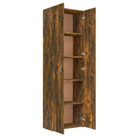 Thumbnail for Büroschrank Räuchereiche 60x32x190 cm Holzwerkstoff