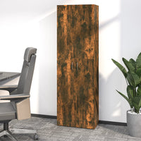Thumbnail for Büroschrank Räuchereiche 60x32x190 cm Holzwerkstoff