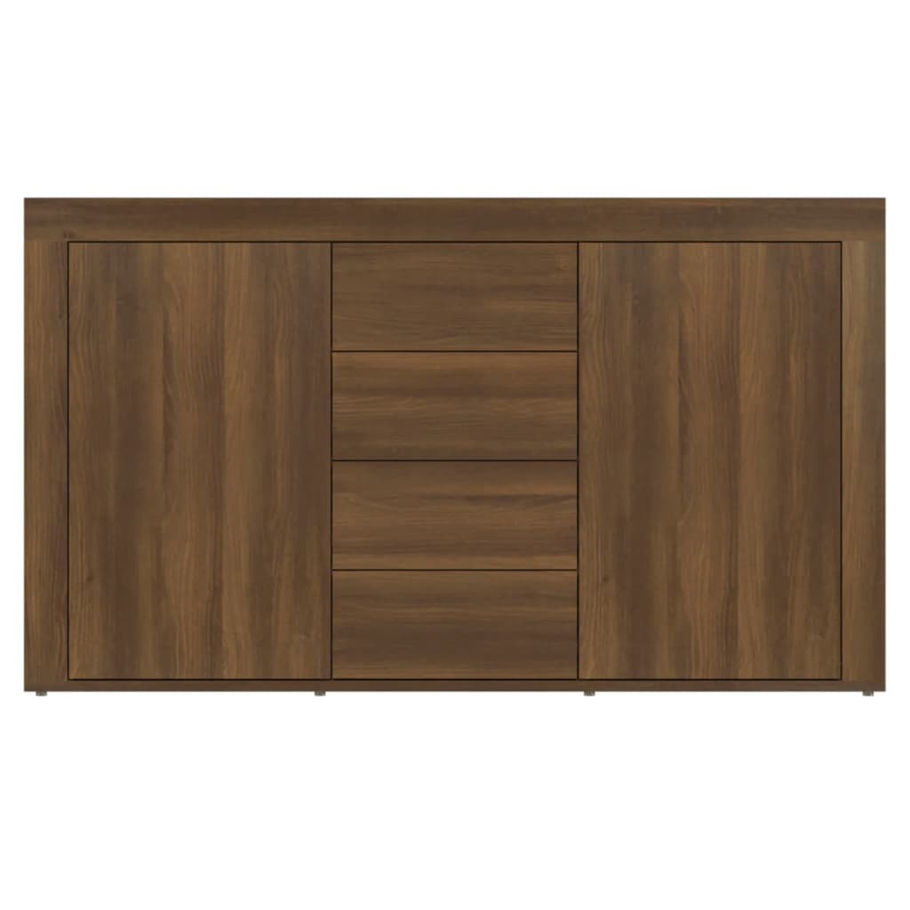 Sideboard Braun Eichen-Optik 120x36x69 cm Holzwerkstoff