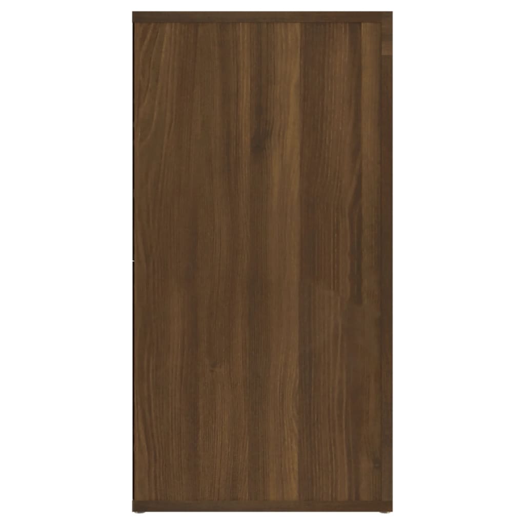 Sideboard Braun Eichen-Optik 120x36x69 cm Holzwerkstoff