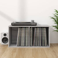 Thumbnail for Schallplatten-Box Grau Sonoma 71x34x36cm Holzwerkstoff