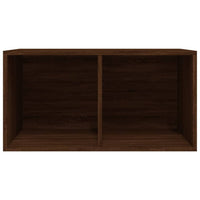 Thumbnail for Schallplatten-Box Braun Eiche-Optik 71x34x36 cm Holzwerkstoff