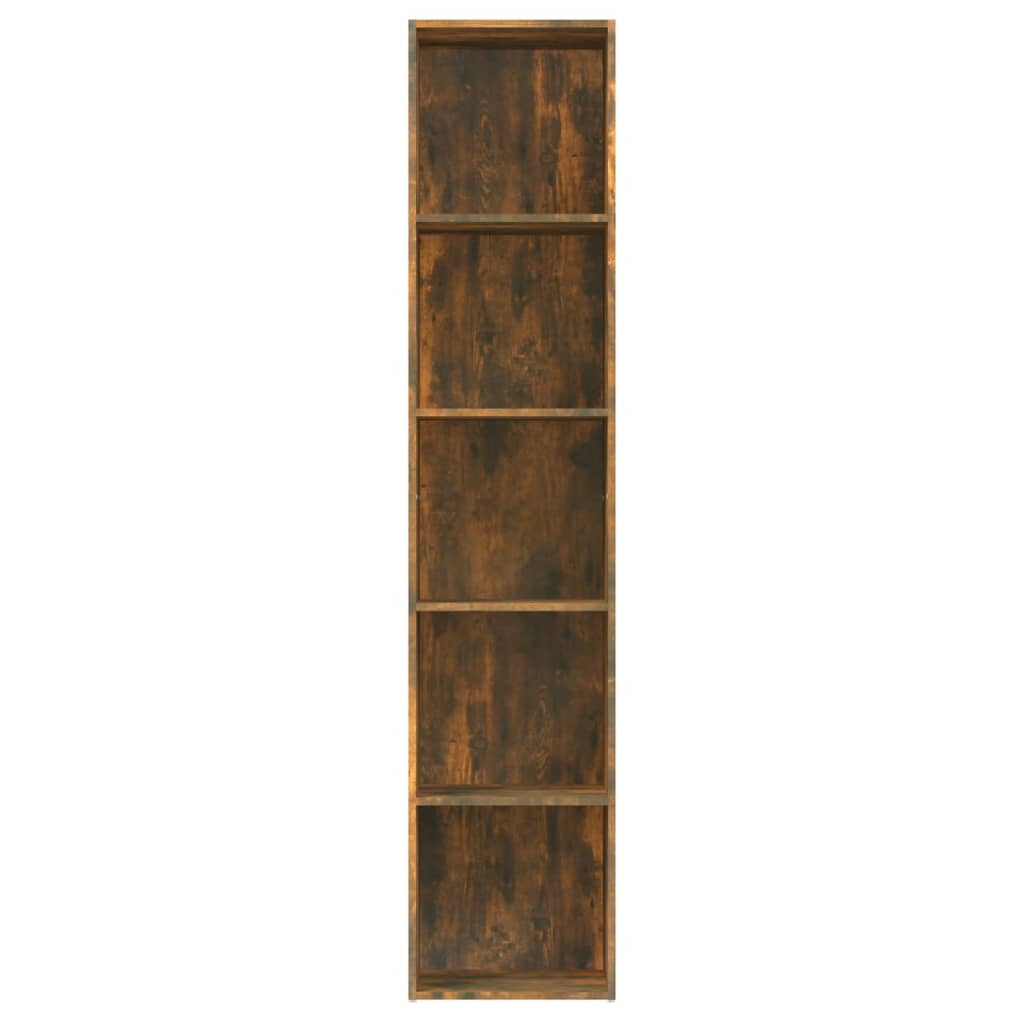 Bücherregal Räuchereiche 40x30x189 cm Holzwerkstoff