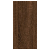 Thumbnail for Bücherschrank Braun Eichen-Optik 50x25x106 cm