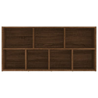 Thumbnail for Bücherschrank Braun Eichen-Optik 50x25x106 cm