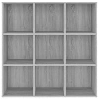 Thumbnail for Bücherschrank Grau Sonoma-Eiche 98x29x97,5 cm