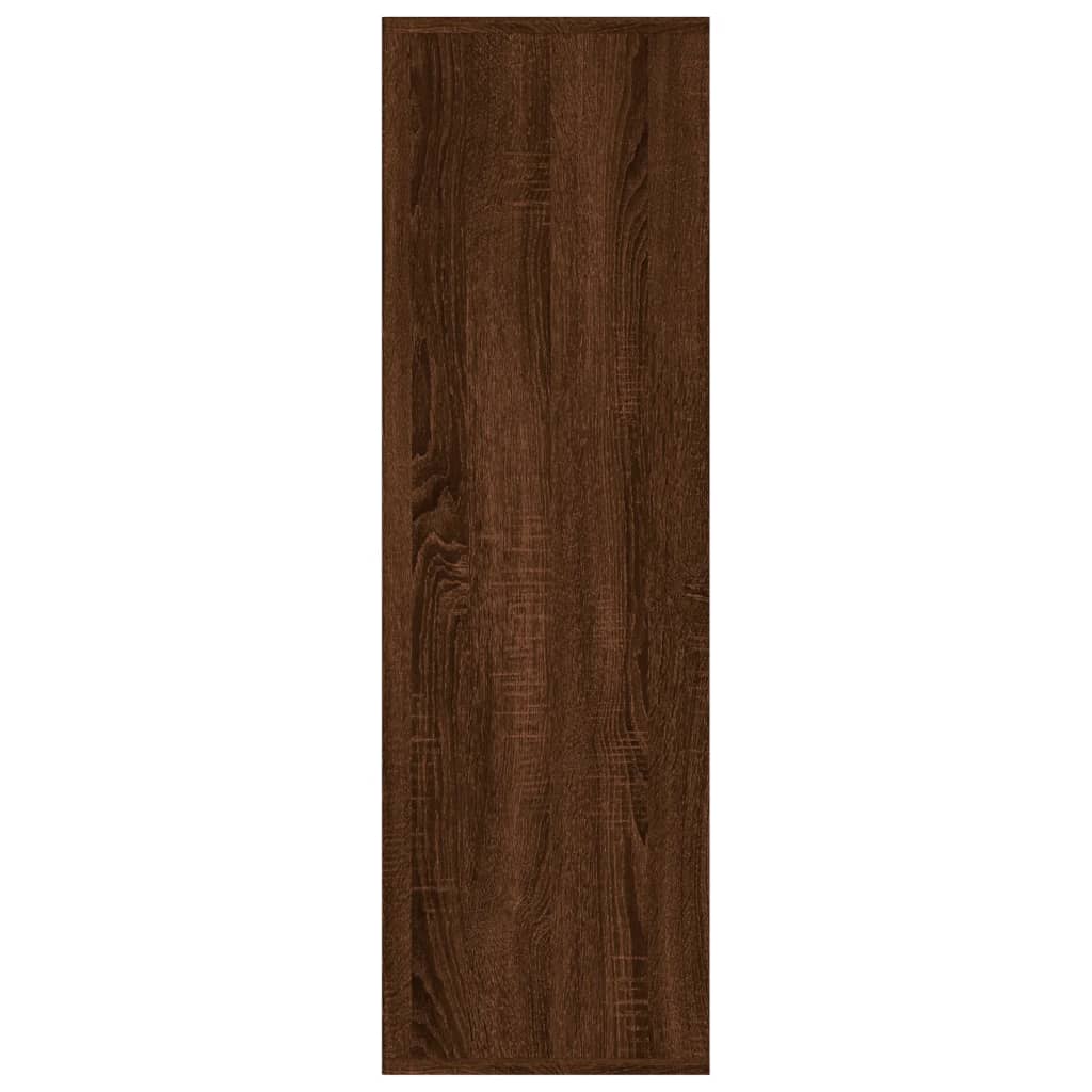 Bücherschrank Braun Eichen-Optik 98x29x97,5 cm