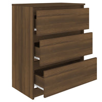 Thumbnail for Sideboard Braun Eichen-Optik 60x35x76 cm Holzwerkstoff