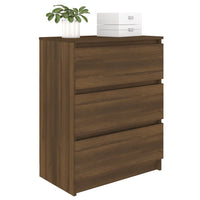 Thumbnail for Sideboard Braun Eichen-Optik 60x35x76 cm Holzwerkstoff