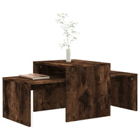 Thumbnail for Couchtisch-Set Räuchereiche 100x48x40 cm Holzwerkstoff
