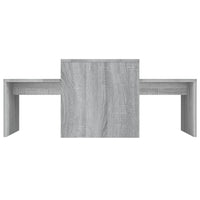 Thumbnail for Couchtisch-Set Grau Sonoma 100x48x40 cm Holzwerkstoff