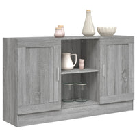 Thumbnail for Sideboard Grau Sonoma 120x30,5x70 cm Holzwerkstoff