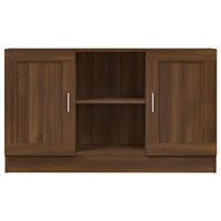 Thumbnail for Sideboard Braun Eichen-Optik 120x30,5x70 cm Holzwerkstoff