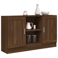 Thumbnail for Sideboard Braun Eichen-Optik 120x30,5x70 cm Holzwerkstoff