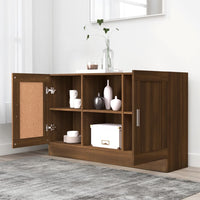 Thumbnail for Sideboard Braun Eichen-Optik 120x30,5x70 cm Holzwerkstoff