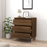 Thumbnail for Sideboard Braun Eichen-Optik 60x35x69 cm Holzwerkstoff