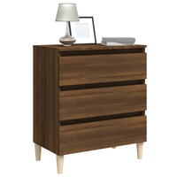 Thumbnail for Sideboard Braun Eichen-Optik 60x35x69 cm Holzwerkstoff