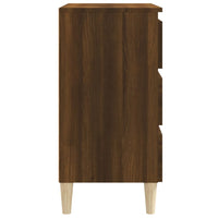Thumbnail for Sideboard Braun Eichen-Optik 60x35x69 cm Holzwerkstoff