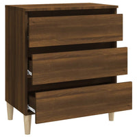 Thumbnail for Sideboard Braun Eichen-Optik 60x35x69 cm Holzwerkstoff