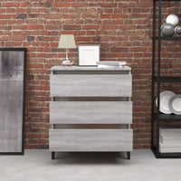 Thumbnail for Sideboard Grau Sonoma 60x35x69 cm Holzwerkstoff