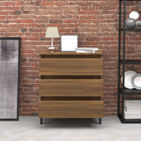 Thumbnail for Sideboard Braun Eichen-Optik 60x35x69 cm Holzwerkstoff