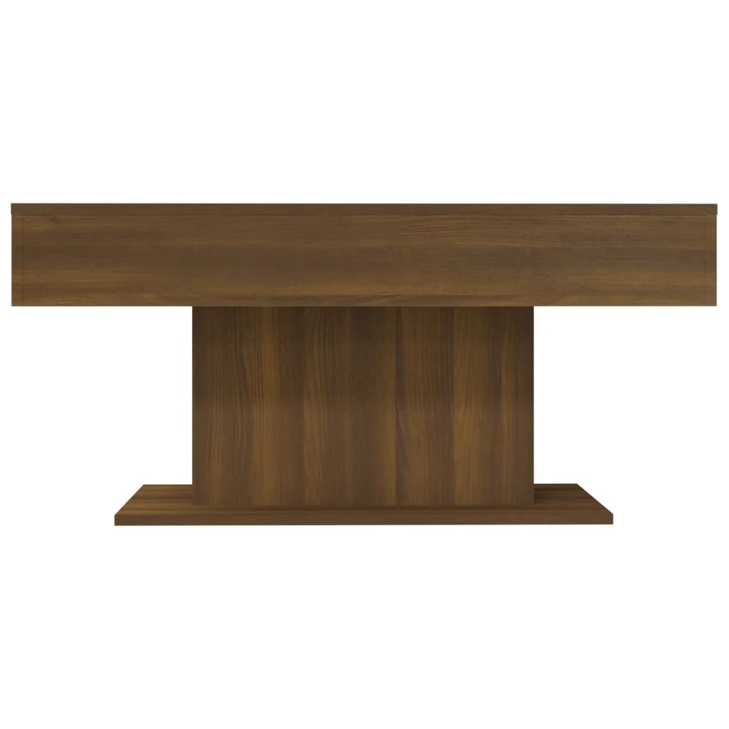Couchtisch Braun Eichen-Optik 96x50x45 cm Holzwerkstoff