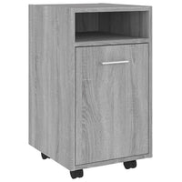 Thumbnail for Beistellschrank mit Rollen Grau Sonoma 33x38x60cm Holzwerkstoff